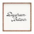 DENY Designs Daydream Believer W and B Square Tray