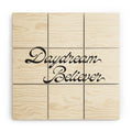 DENY Designs Daydream Believer W and B Wood Wall Mural