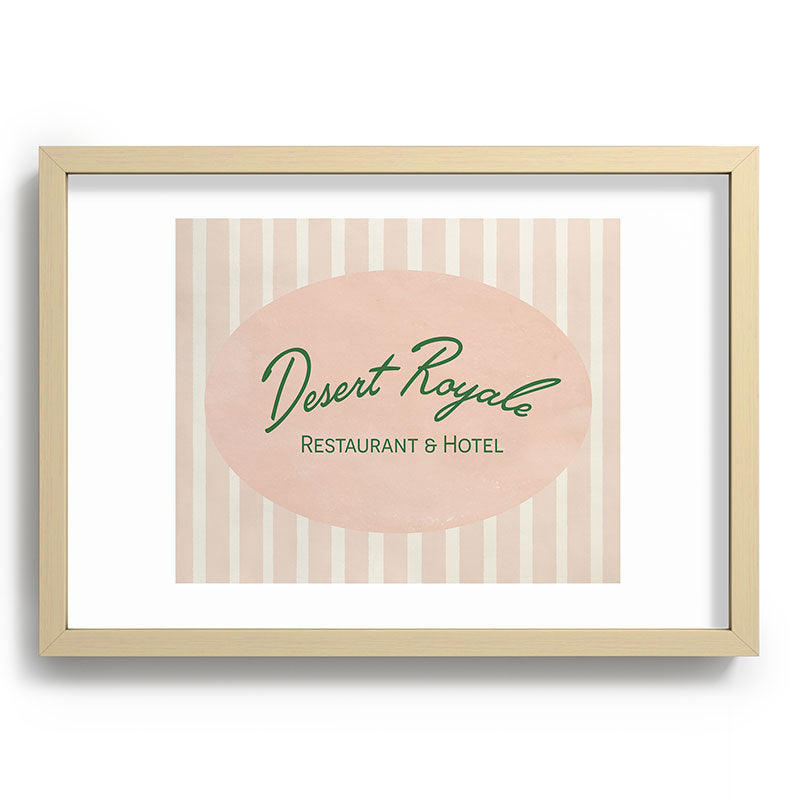 DENY Designs desert royale Recessed Framing Rectangle