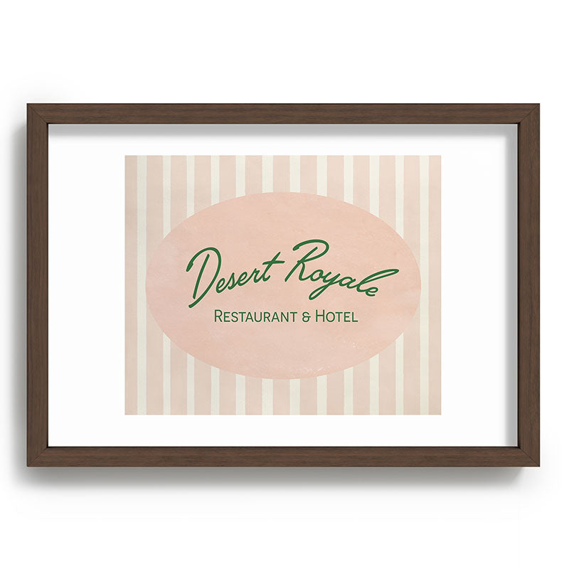 DENY Designs desert royale Recessed Framing Rectangle