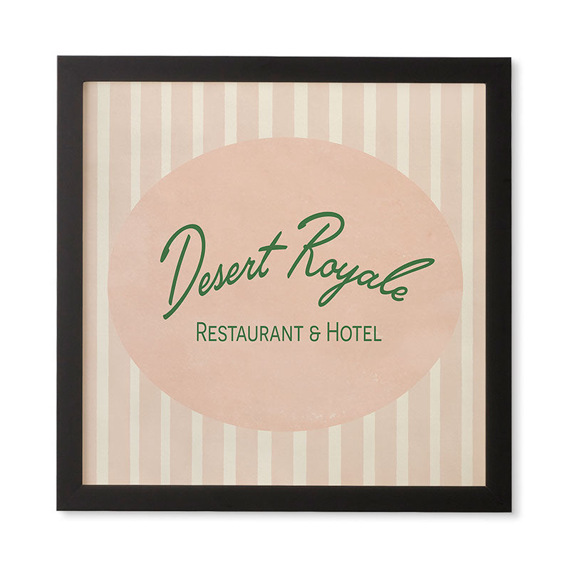 DENY Designs desert royale Framed Wall Art