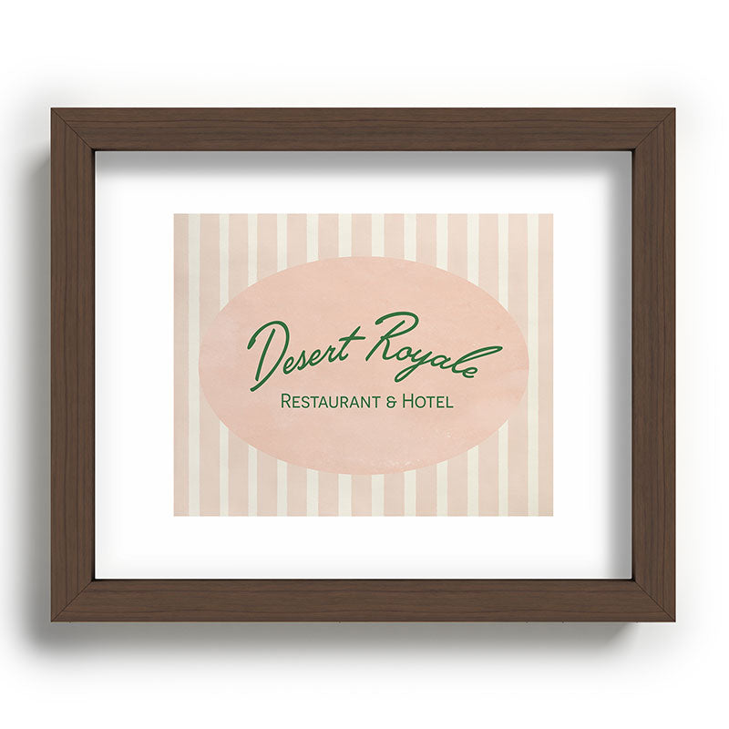 DENY Designs desert royale Recessed Framing Rectangle