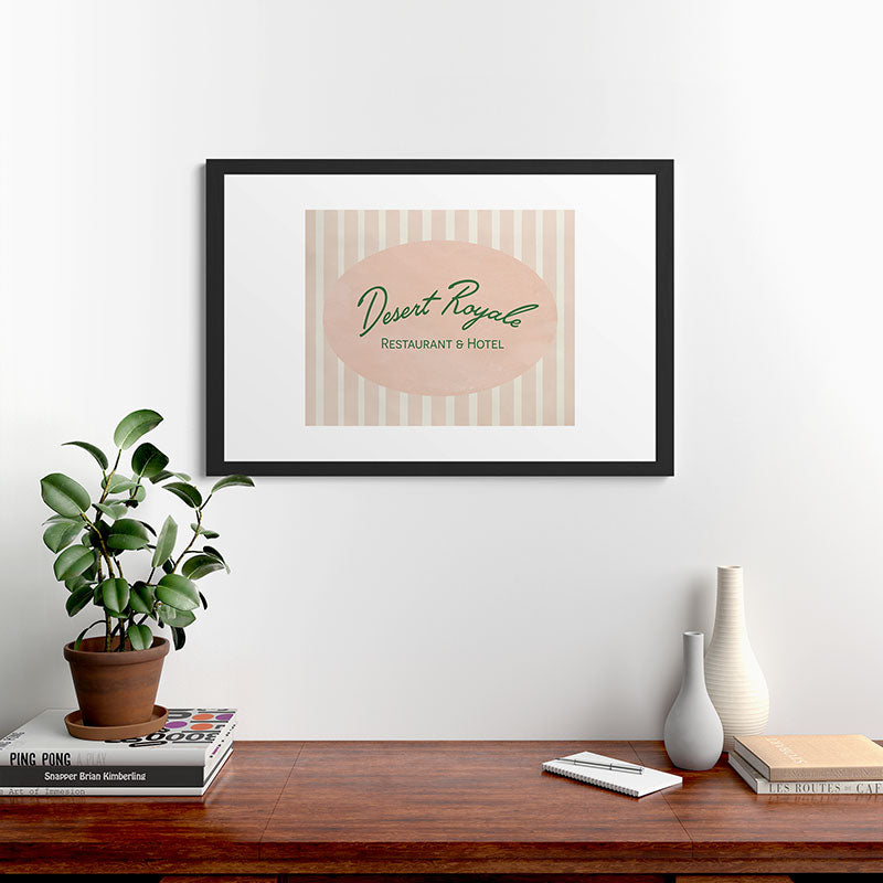 DENY Designs desert royale Framed Art Print