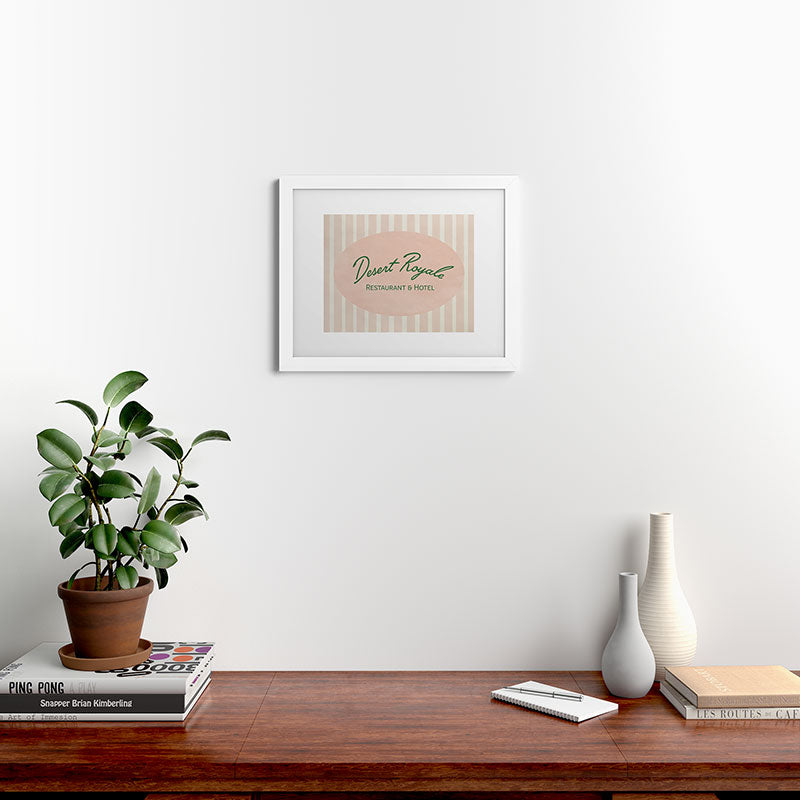 DENY Designs desert royale Framed Art Print