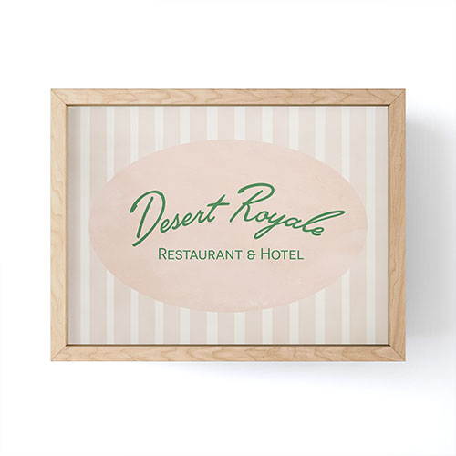 DENY Designs desert royale Framed Mini Art Print