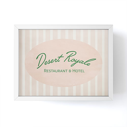 DENY Designs desert royale Framed Mini Art Print