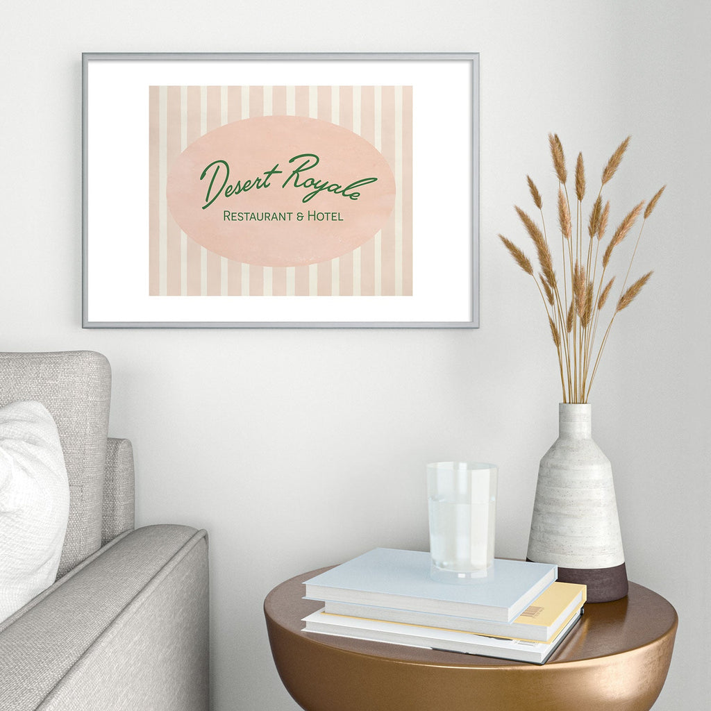 DENY Designs desert royale Metal Framed Art Print
