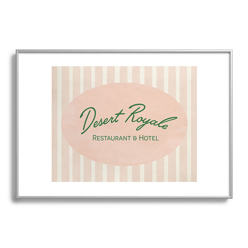 DENY Designs desert royale Metal Framed Art Print