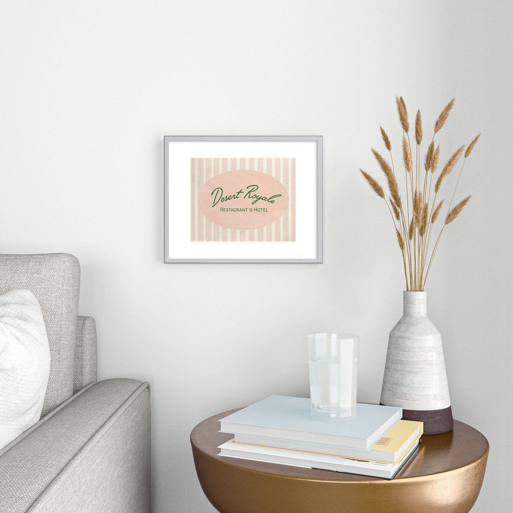 DENY Designs desert royale Metal Framed Art Print