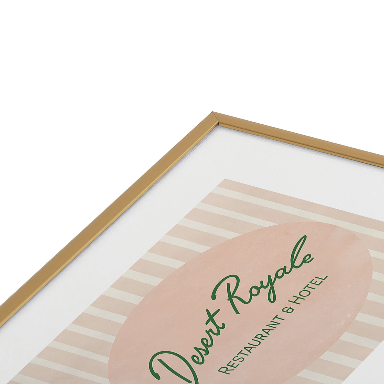 DENY Designs desert royale Metal Framed Art Print