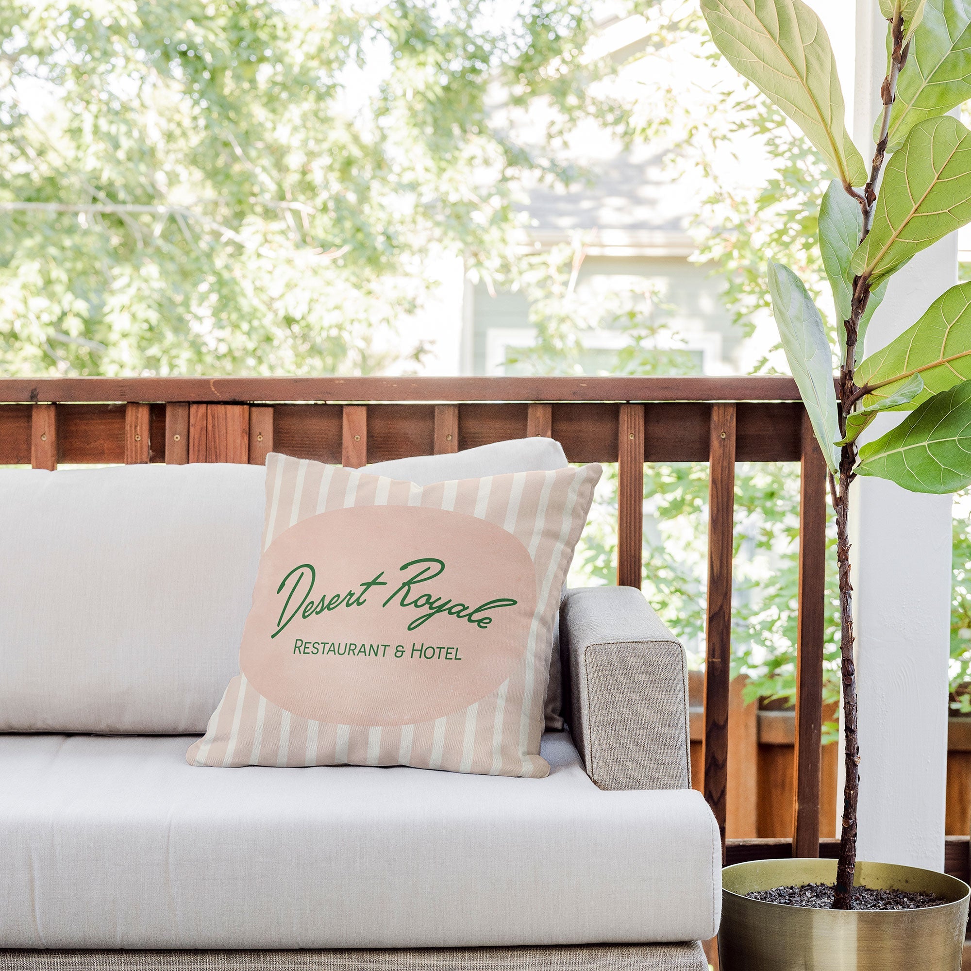 DENY Designs desert royale Outdoor Throw Pillow