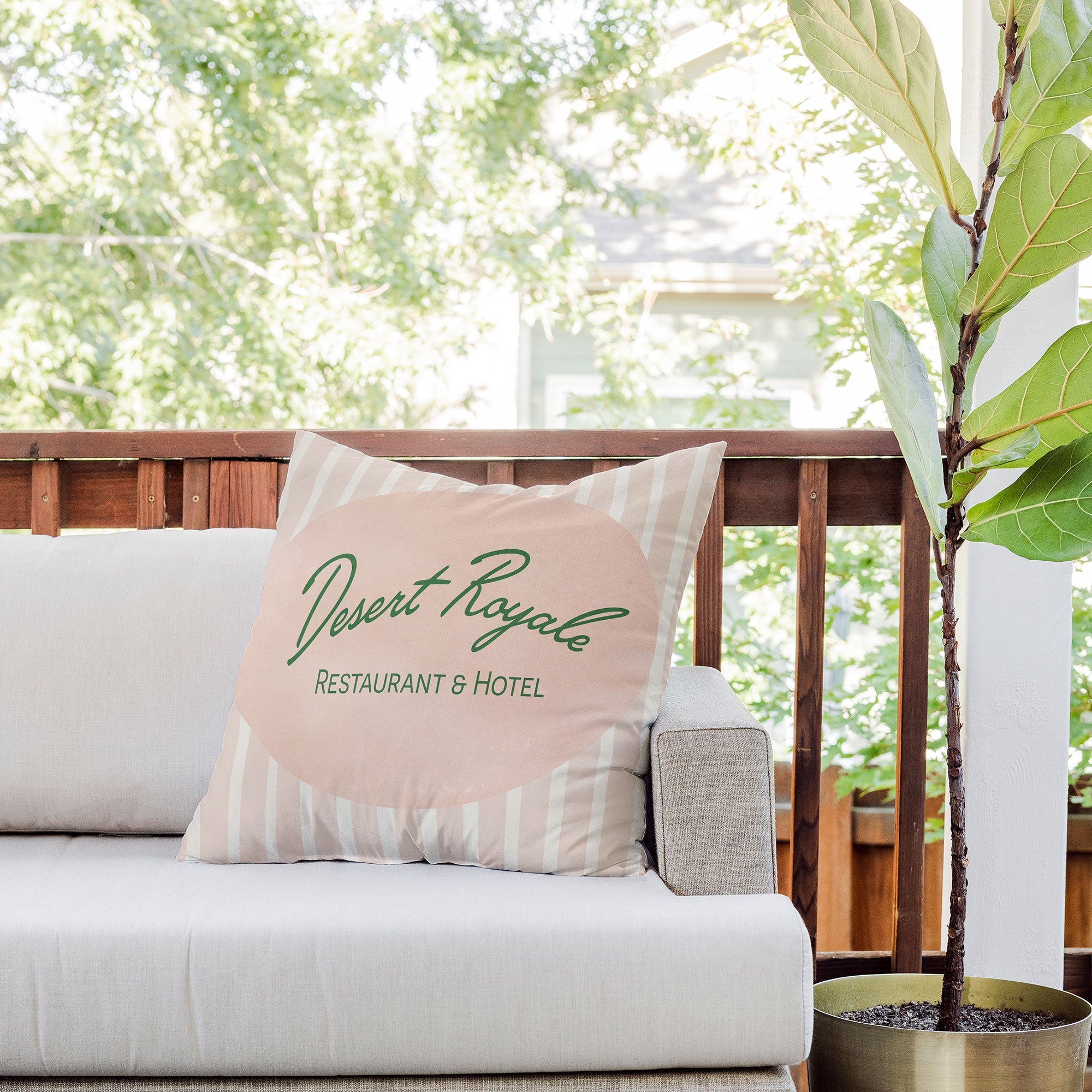 DENY Designs desert royale Outdoor Throw Pillow