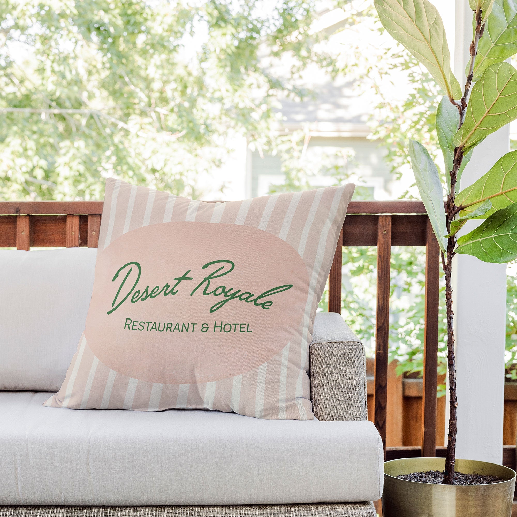 DENY Designs desert royale Outdoor Throw Pillow
