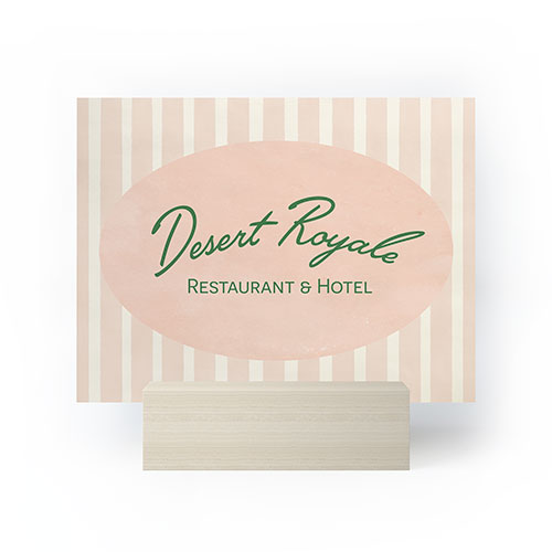 DENY Designs desert royale Mini Art Print