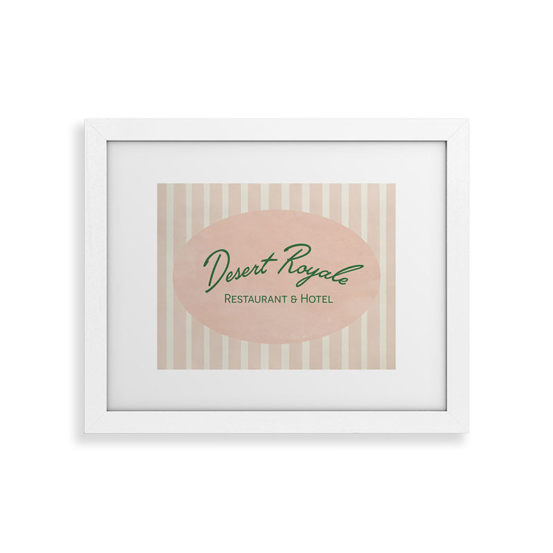 DENY Designs desert royale Framed Art Print