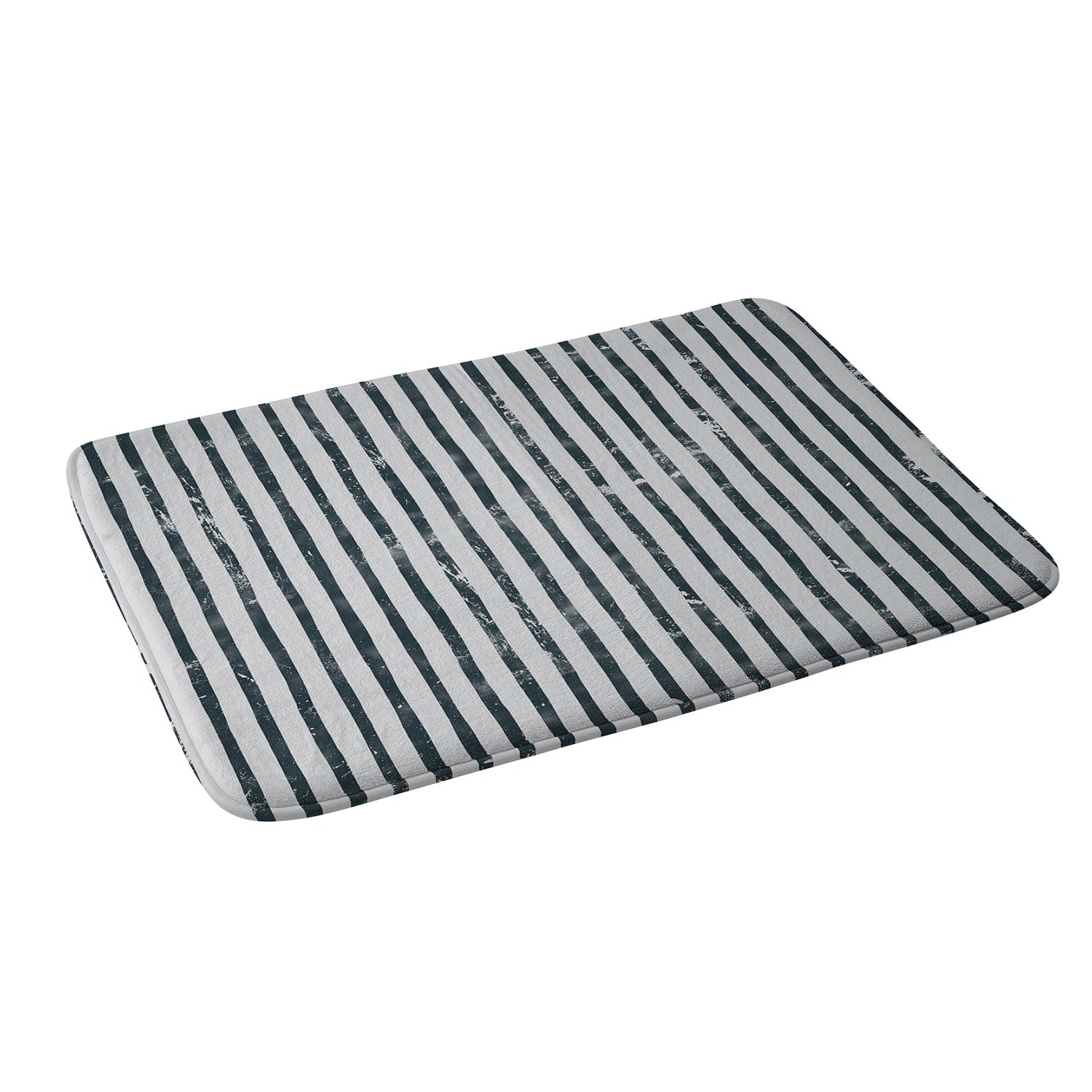 DENY Designs Distressed Chunky Stripe Memory Foam Bath Mat