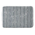 DENY Designs Distressed Chunky Stripe Memory Foam Bath Mat