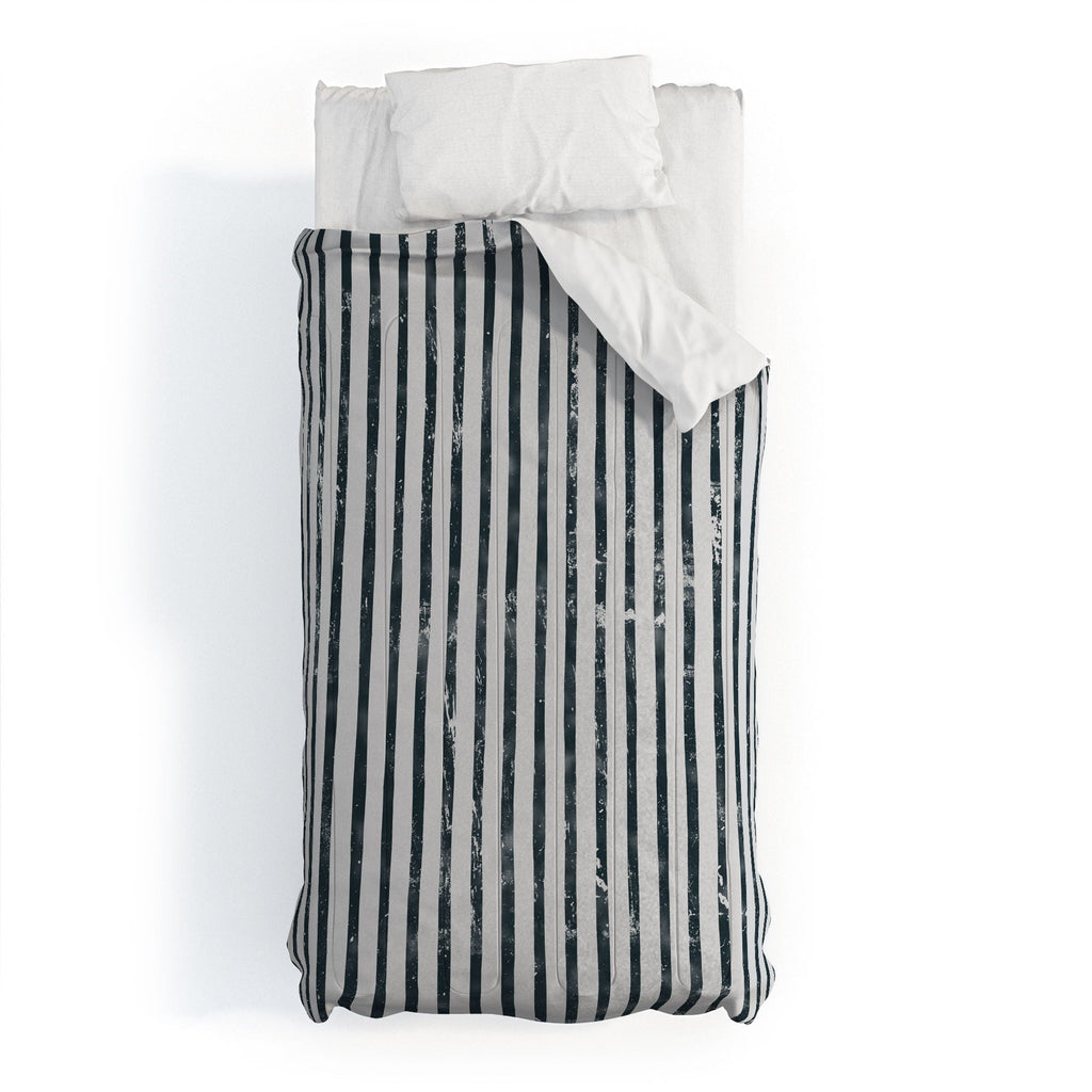 DENY Designs Distressed Chunky Stripe Comforter