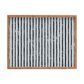 DENY Designs Distressed Chunky Stripe Rectangular Tray