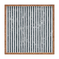 DENY Designs Distressed Chunky Stripe Square Tray