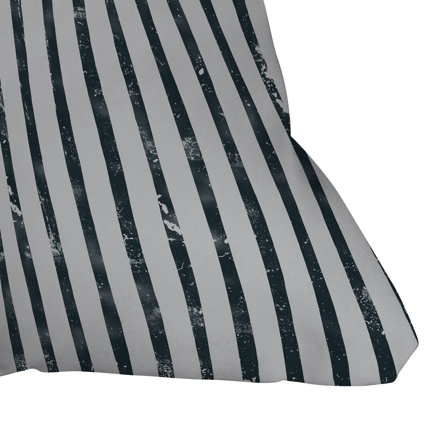 DENY Designs Distressed Chunky Stripe Outdoor Throw Pillow