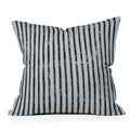 DENY Designs Distressed Chunky Stripe Outdoor Throw Pillow