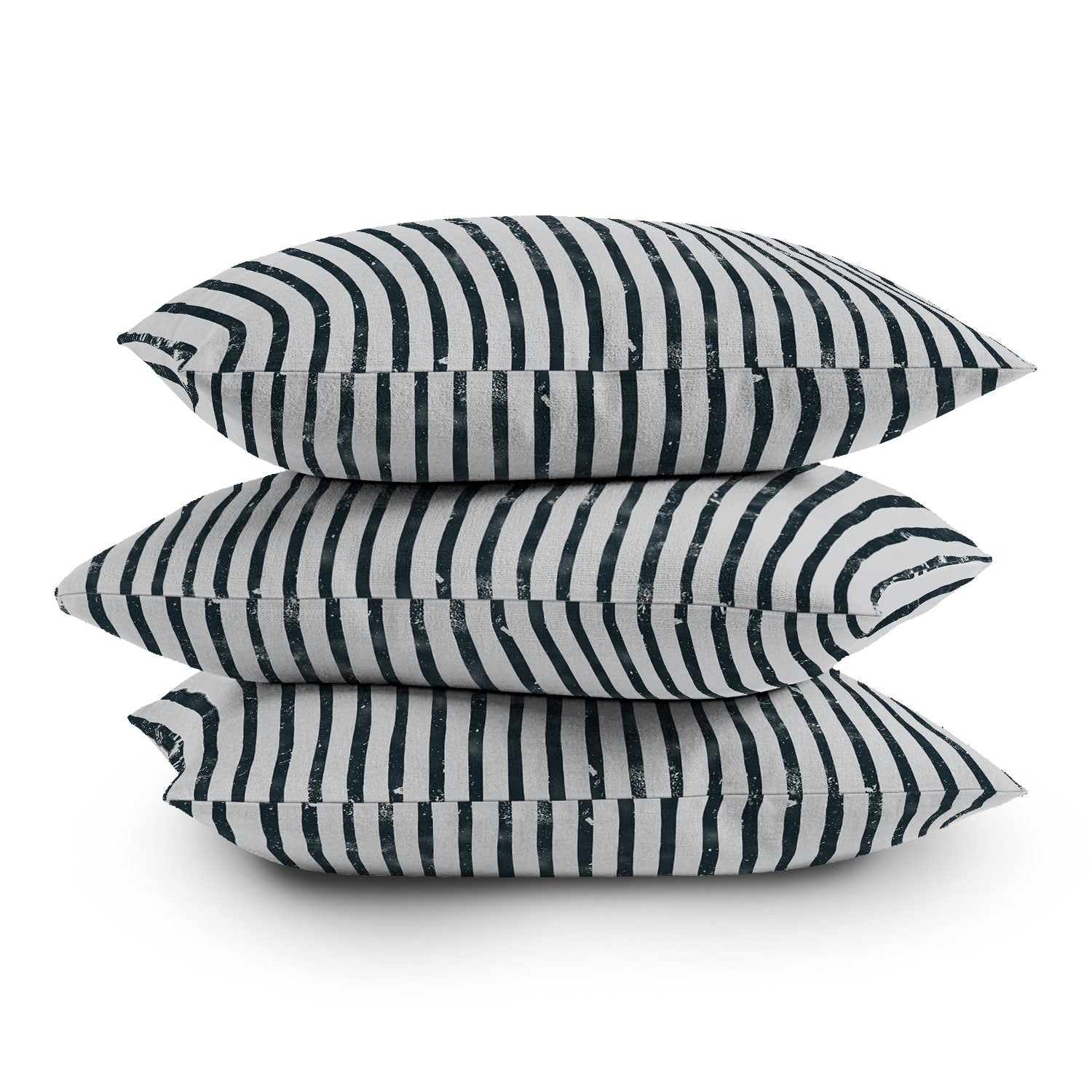 DENY Designs Distressed Chunky Stripe Outdoor Throw Pillow