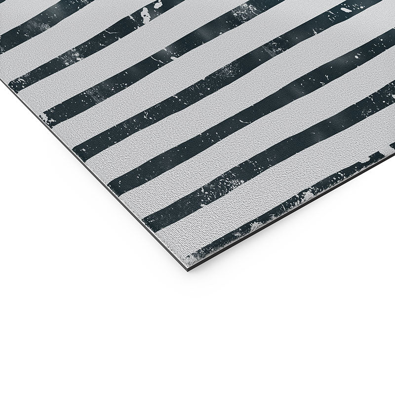 DENY Designs Distressed Chunky Stripe Welcome Mat