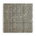 DENY Designs Distressed Chunky Stripe Wood Wall Mural