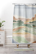 DENY Designs Dreamscape I Shower Curtain And Mat