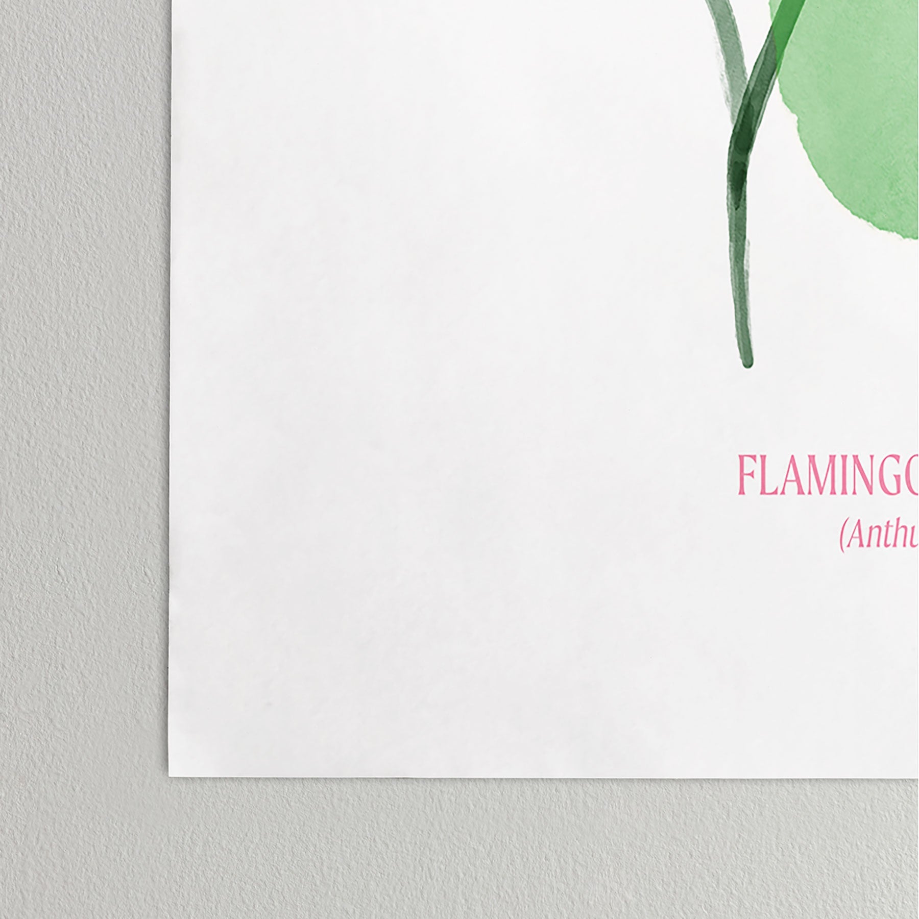 DENY Designs flamingo flower Poster