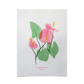 DENY Designs flamingo flower Poster