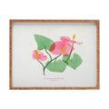 DENY Designs flamingo flower Rectangular Tray