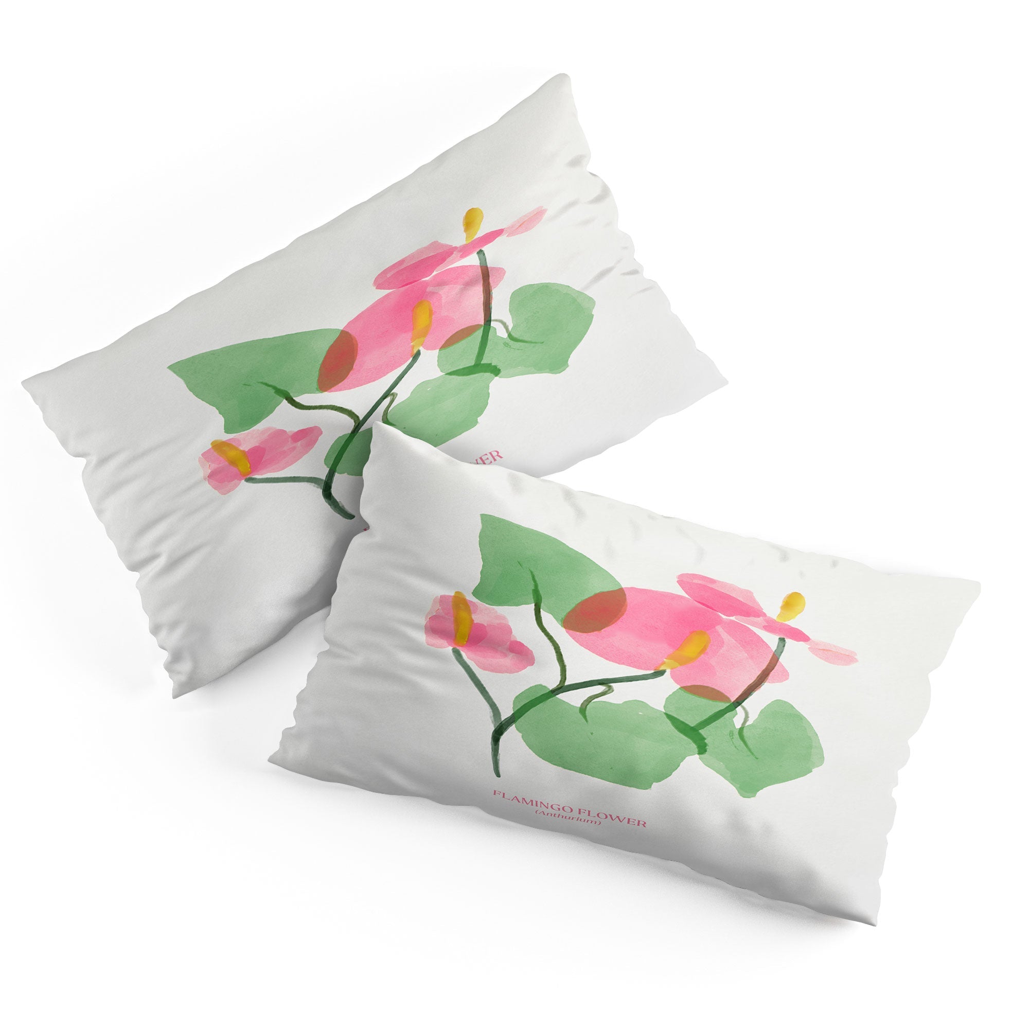 DENY Designs flamingo flower Pillow Shams