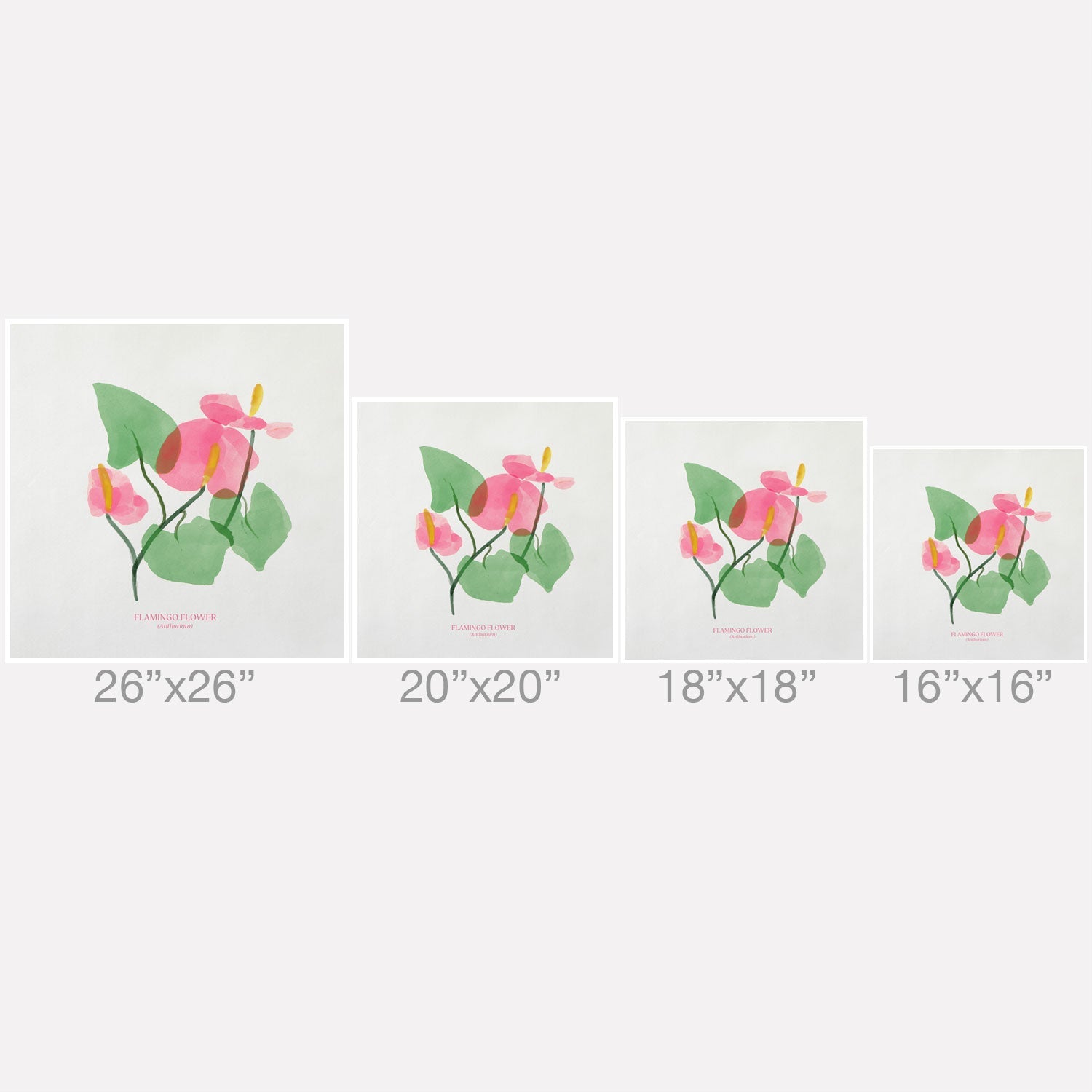 DENY Designs flamingo flower Outdoor Throw Pillow