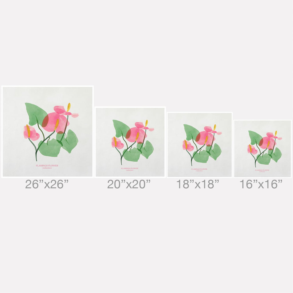 DENY Designs flamingo flower Outdoor Throw Pillow