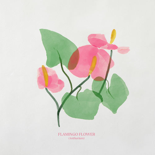 DENY Designs flamingo flower Shower Curtain