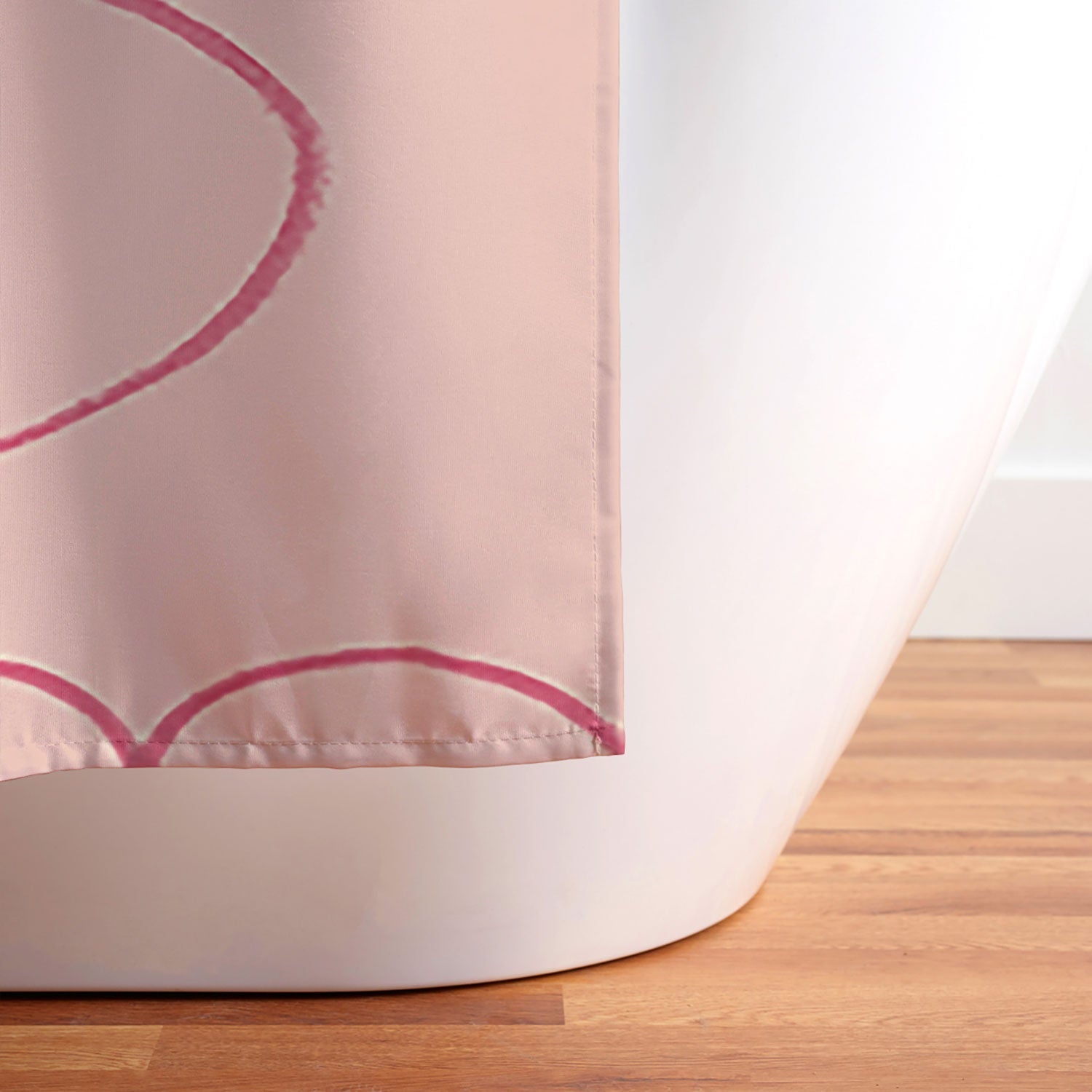 DENY Designs girl breakfast Shower Curtain