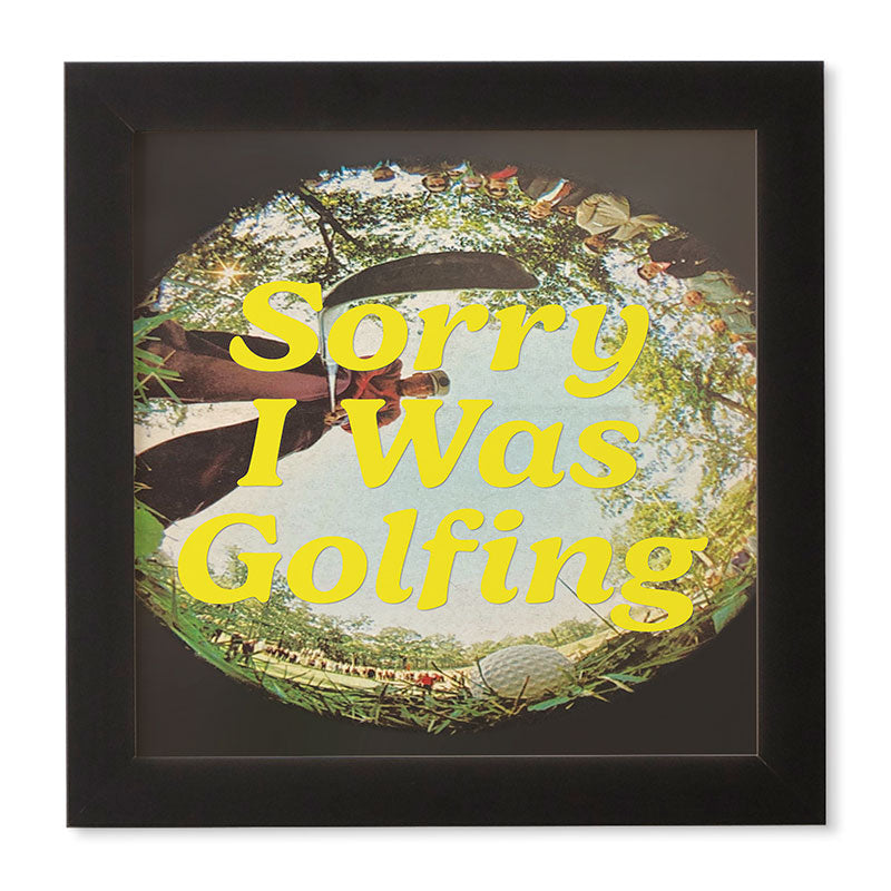 DENY Designs GolfFisheye Framed Wall Art