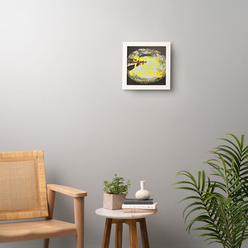 DENY Designs GolfFisheye Framed Wall Art