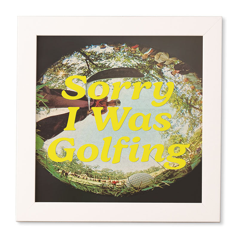 DENY Designs GolfFisheye Framed Wall Art