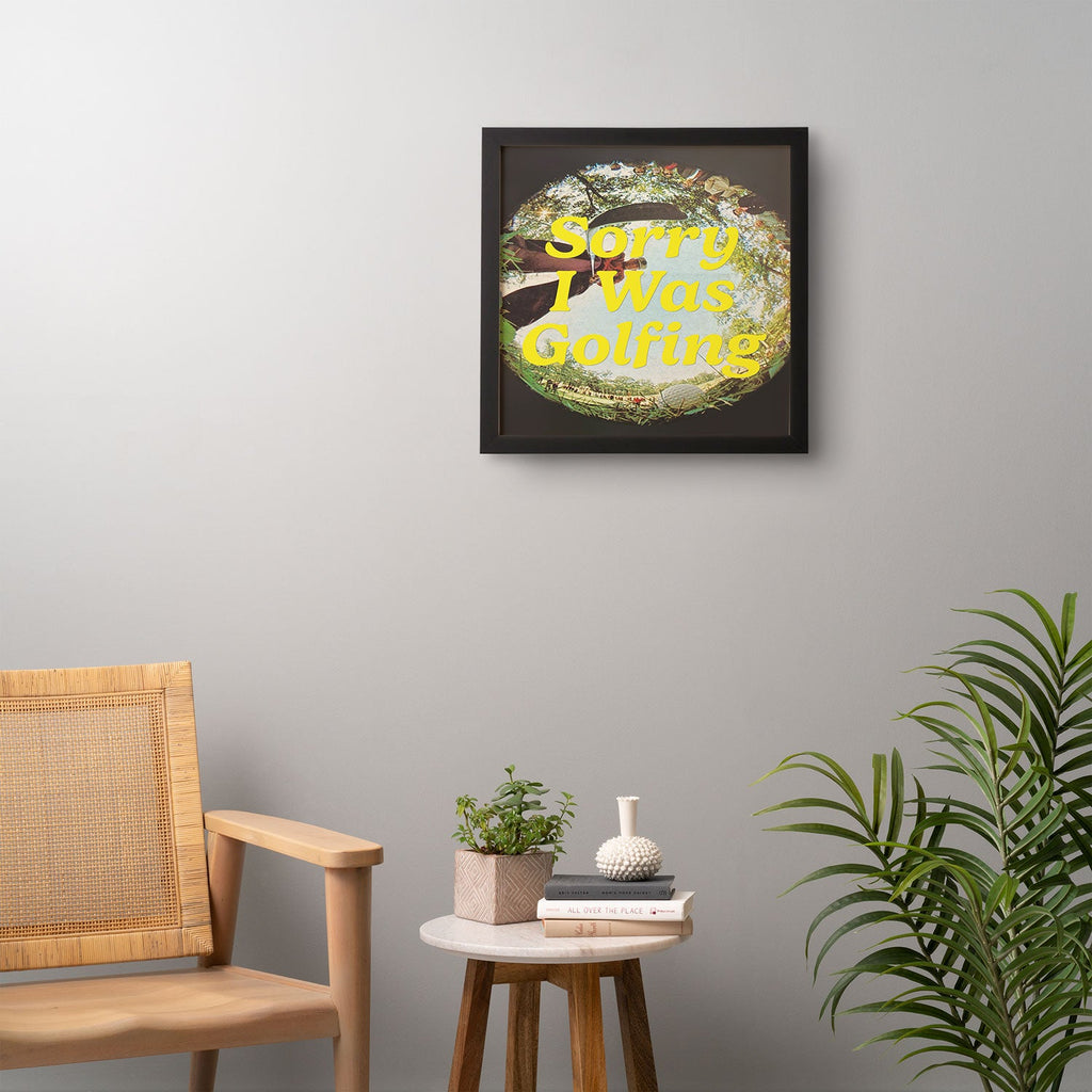DENY Designs GolfFisheye Framed Wall Art