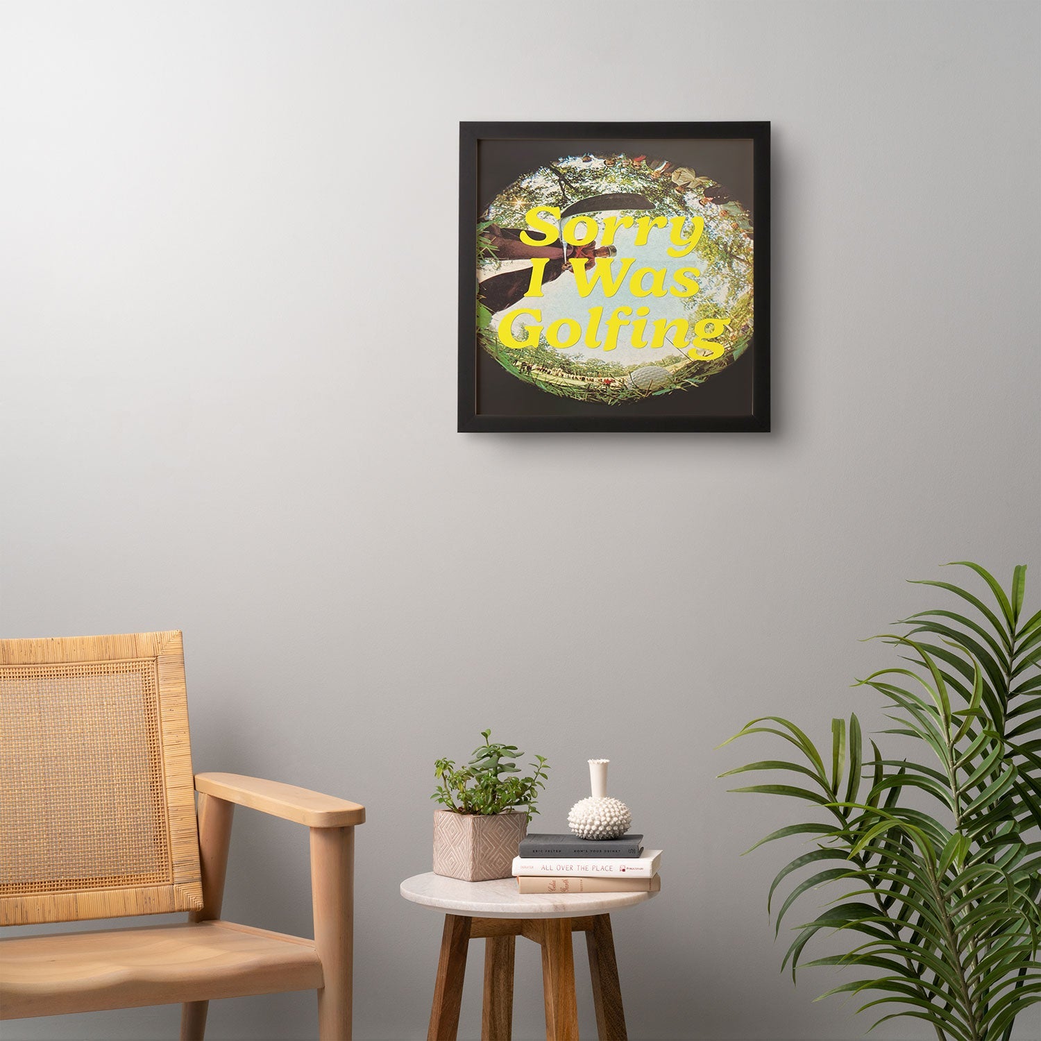 DENY Designs GolfFisheye Framed Wall Art