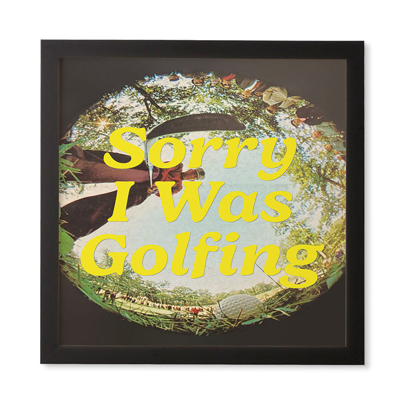 DENY Designs GolfFisheye Framed Wall Art