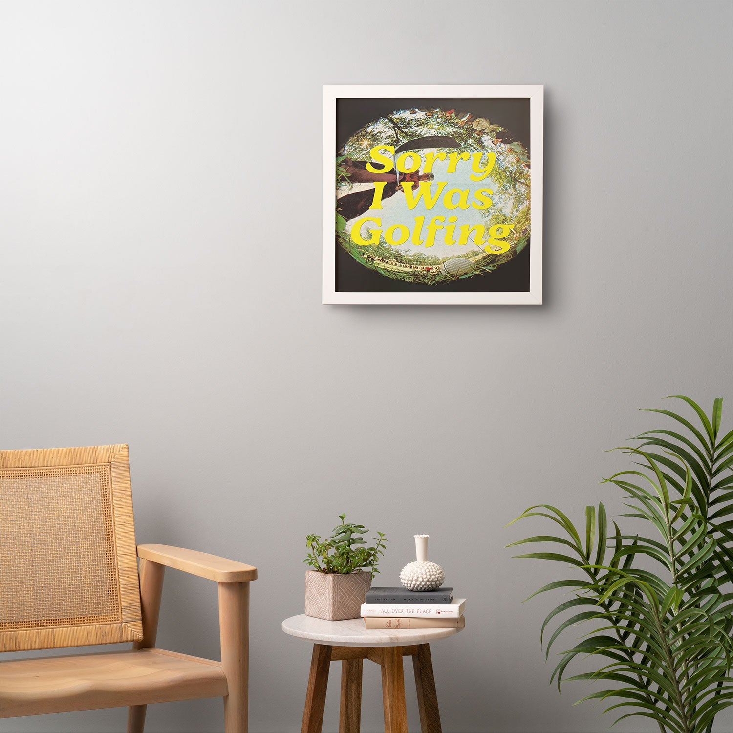 DENY Designs GolfFisheye Framed Wall Art