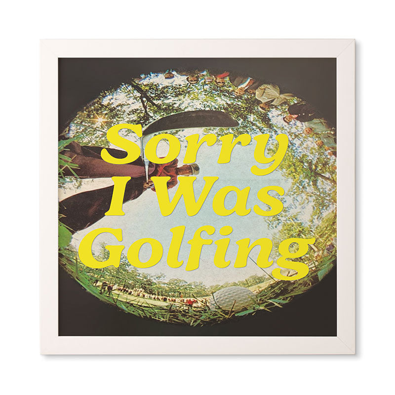 DENY Designs GolfFisheye Framed Wall Art