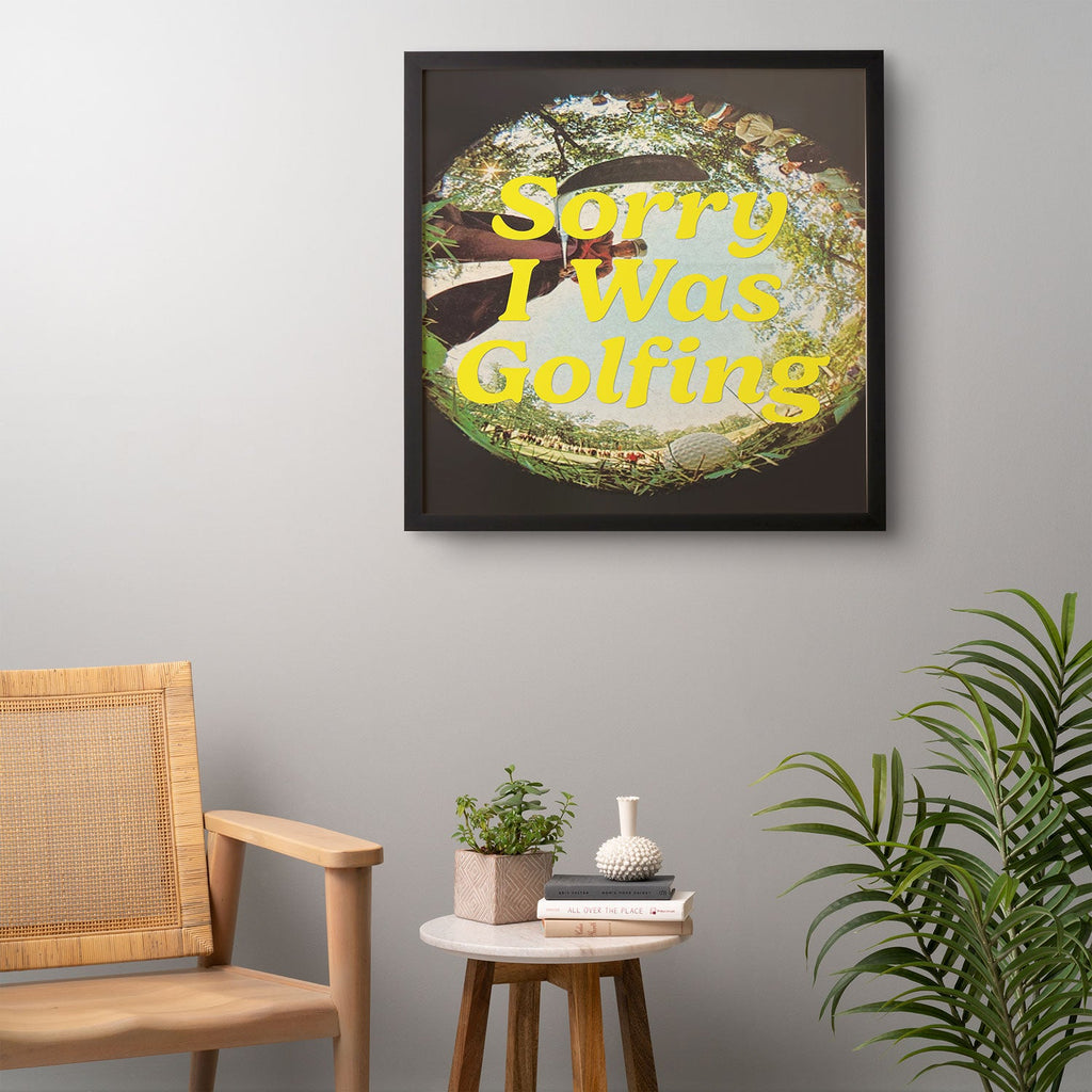 DENY Designs GolfFisheye Framed Wall Art