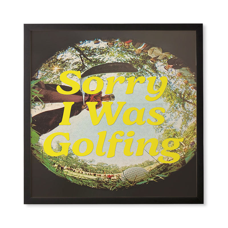 DENY Designs GolfFisheye Framed Wall Art