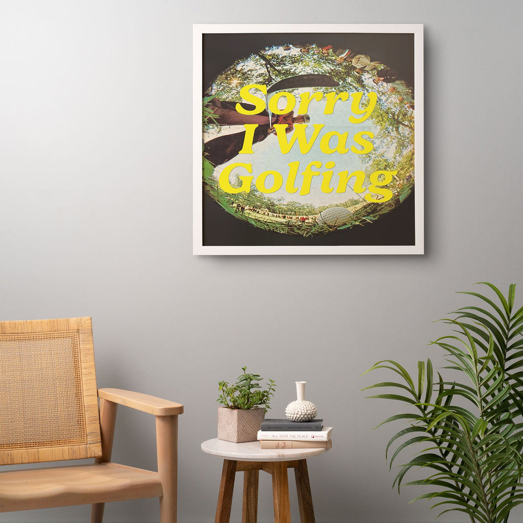 DENY Designs GolfFisheye Framed Wall Art