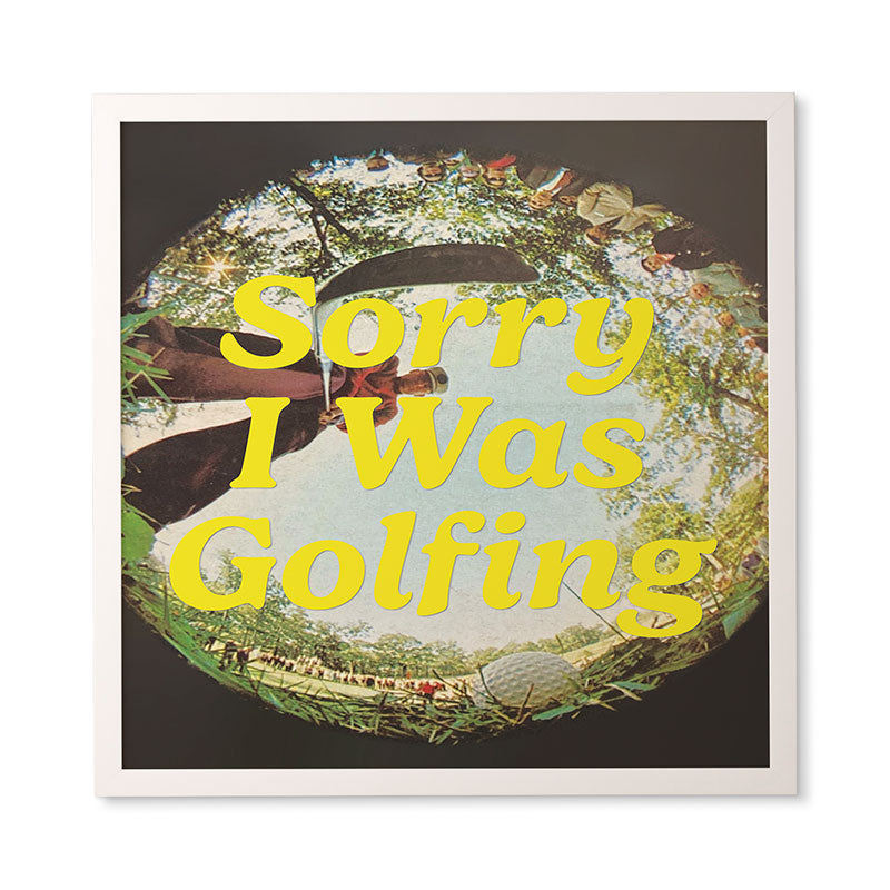 DENY Designs GolfFisheye Framed Wall Art